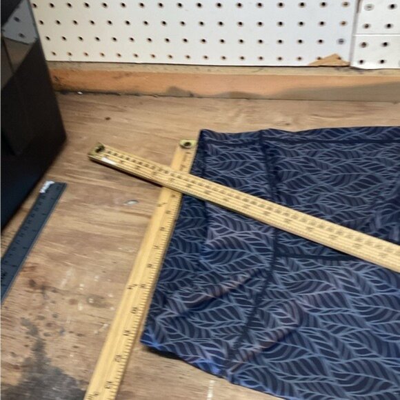 LULULEMON Wunder Under Crop Full-On Luxtreme Pretty Palm Cadet Greyvy Sz.8 - Picture 4 of 4